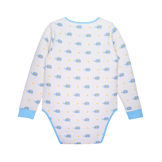 ABDL Long Sleeve Onesie - Baby Elephant (Extra Warm)