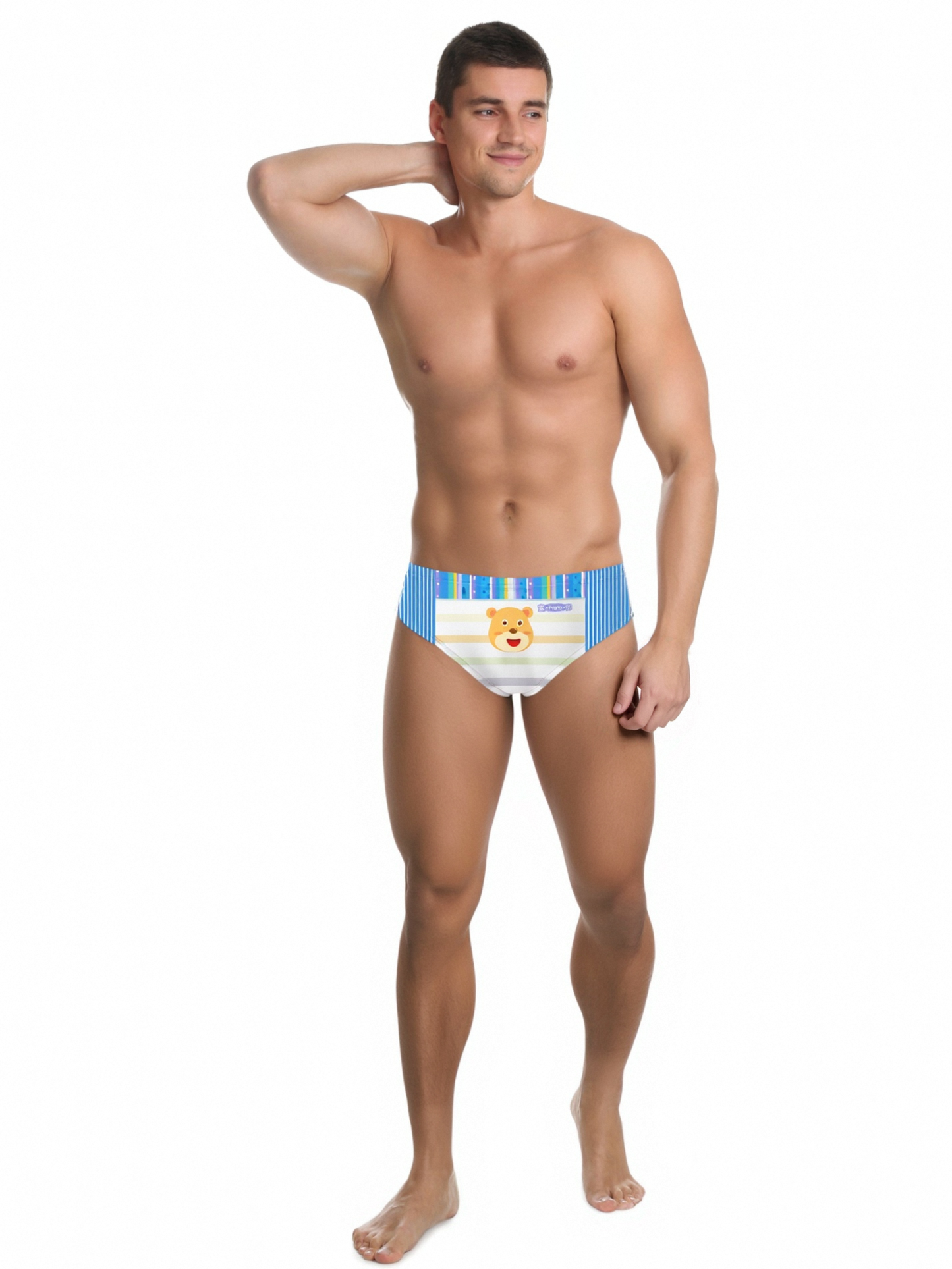 ABDL Swim Briefs - Baby Bear In Car