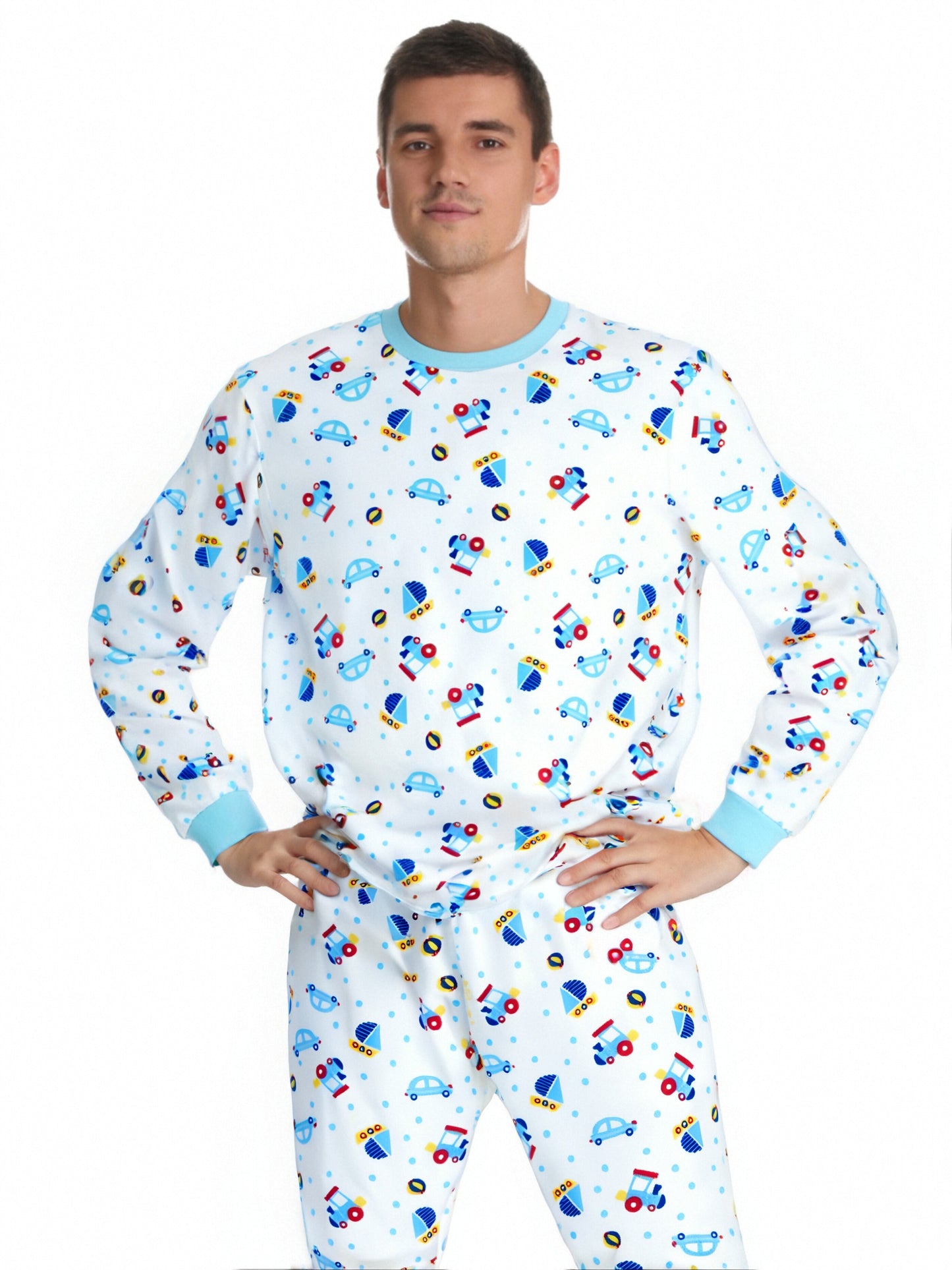 ABDL Cotton Long-Sleeve Pajama Set - Baby Adventure