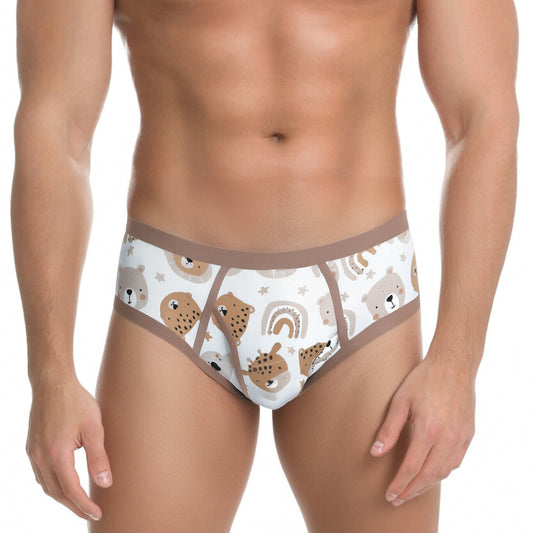 ABDL Big Boy Underwear - Brown Baby Animals