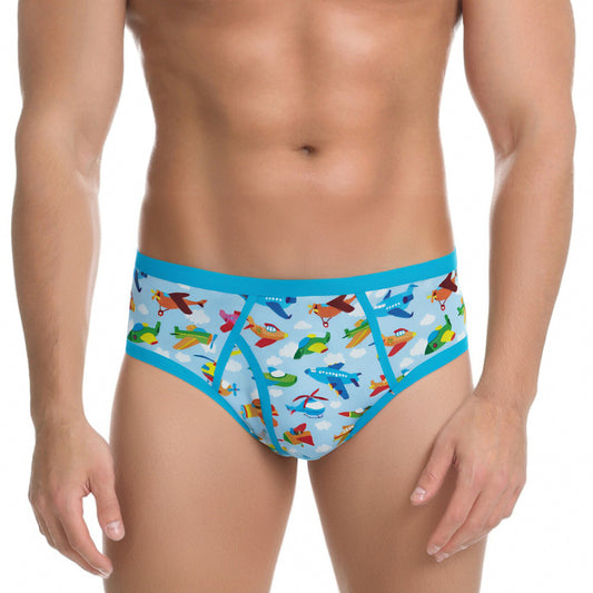 ABDL Big Boy Underwear - Baby Blue Airplane