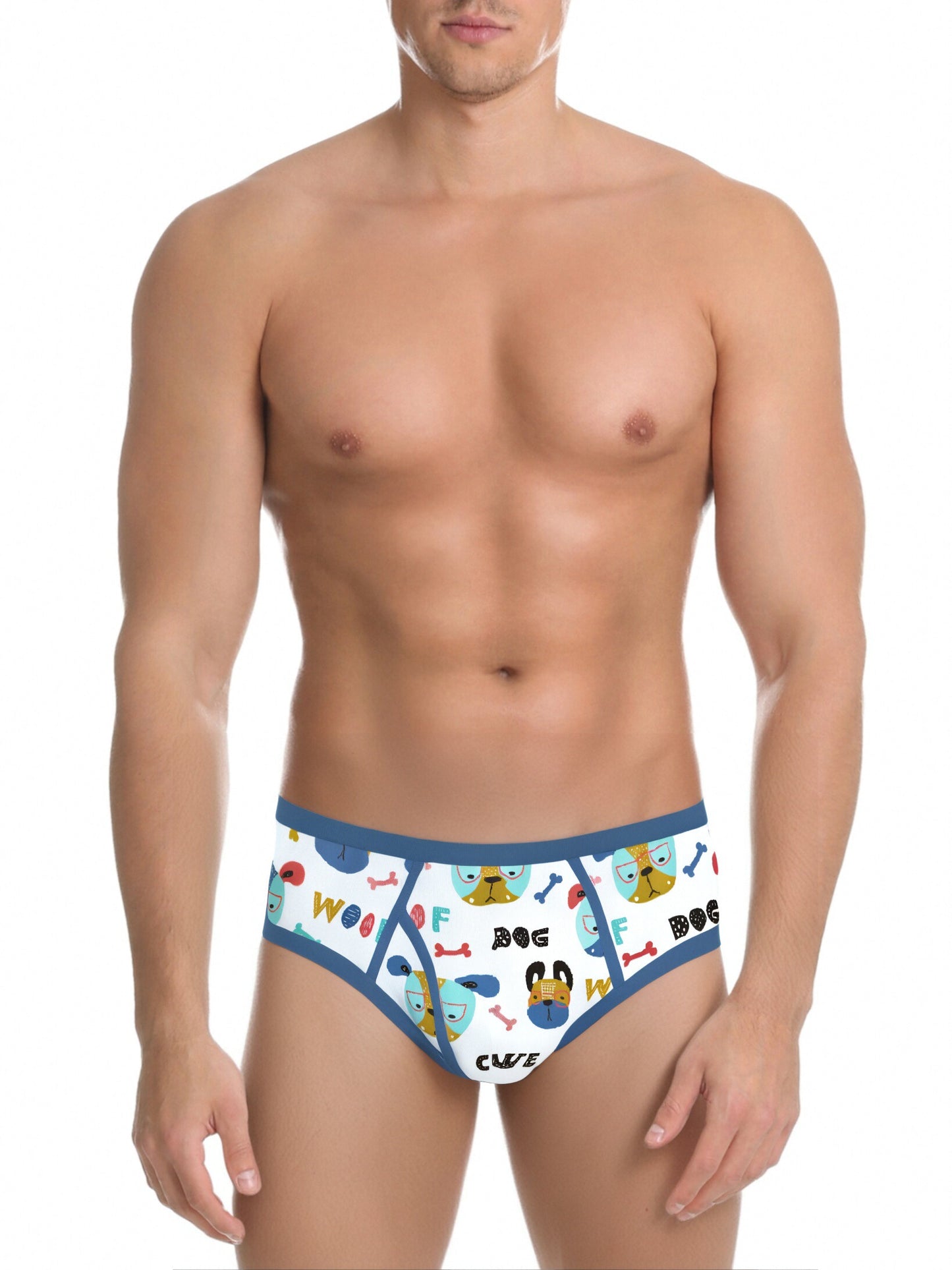 ABDL Big Boy Underwear - Blue Woof Puppy