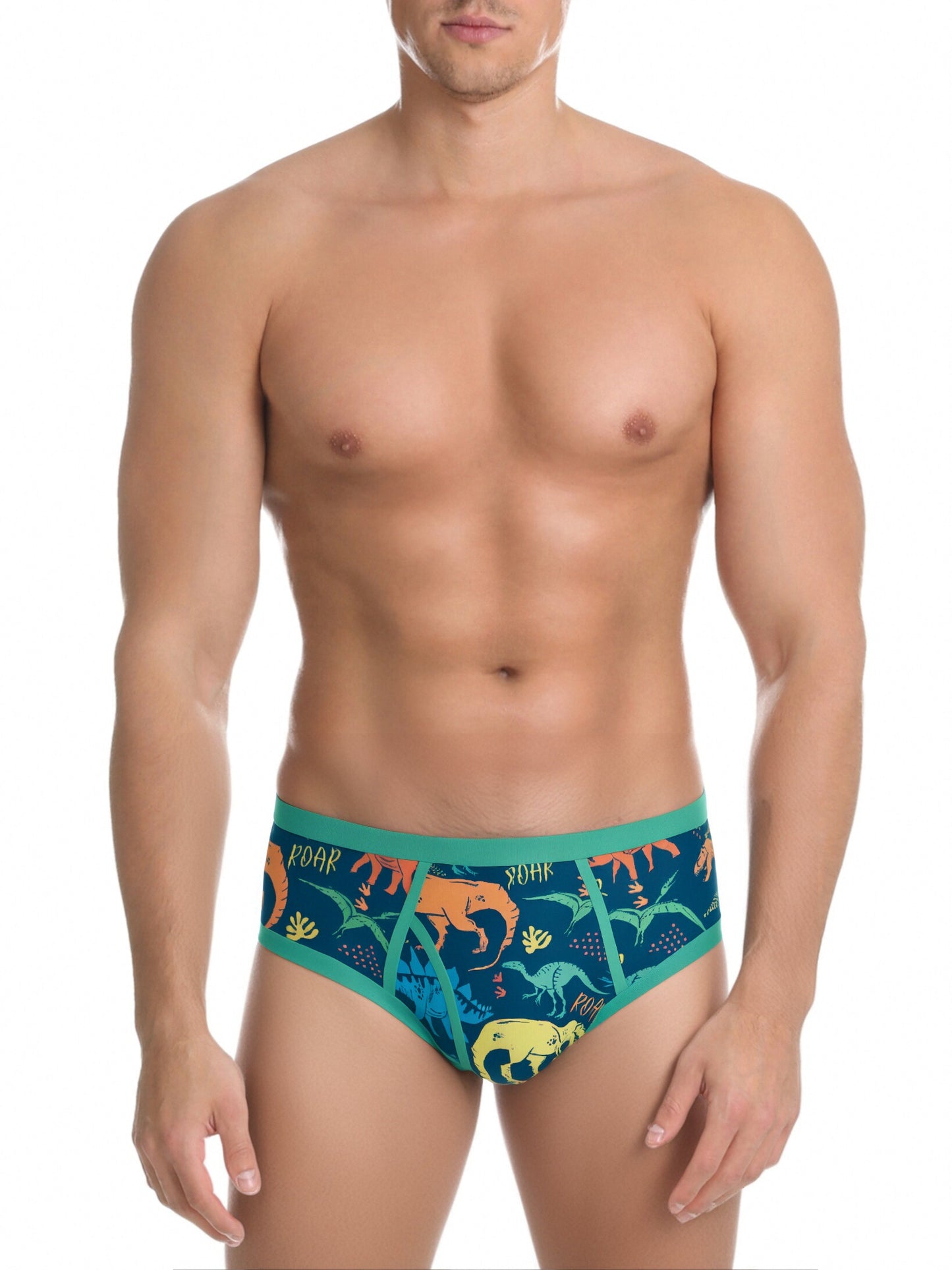 ABDL Big Boy Underwear - Green Dinosaur