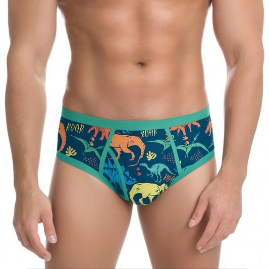 ABDL Big Boy Underwear - Green Dinosaur
