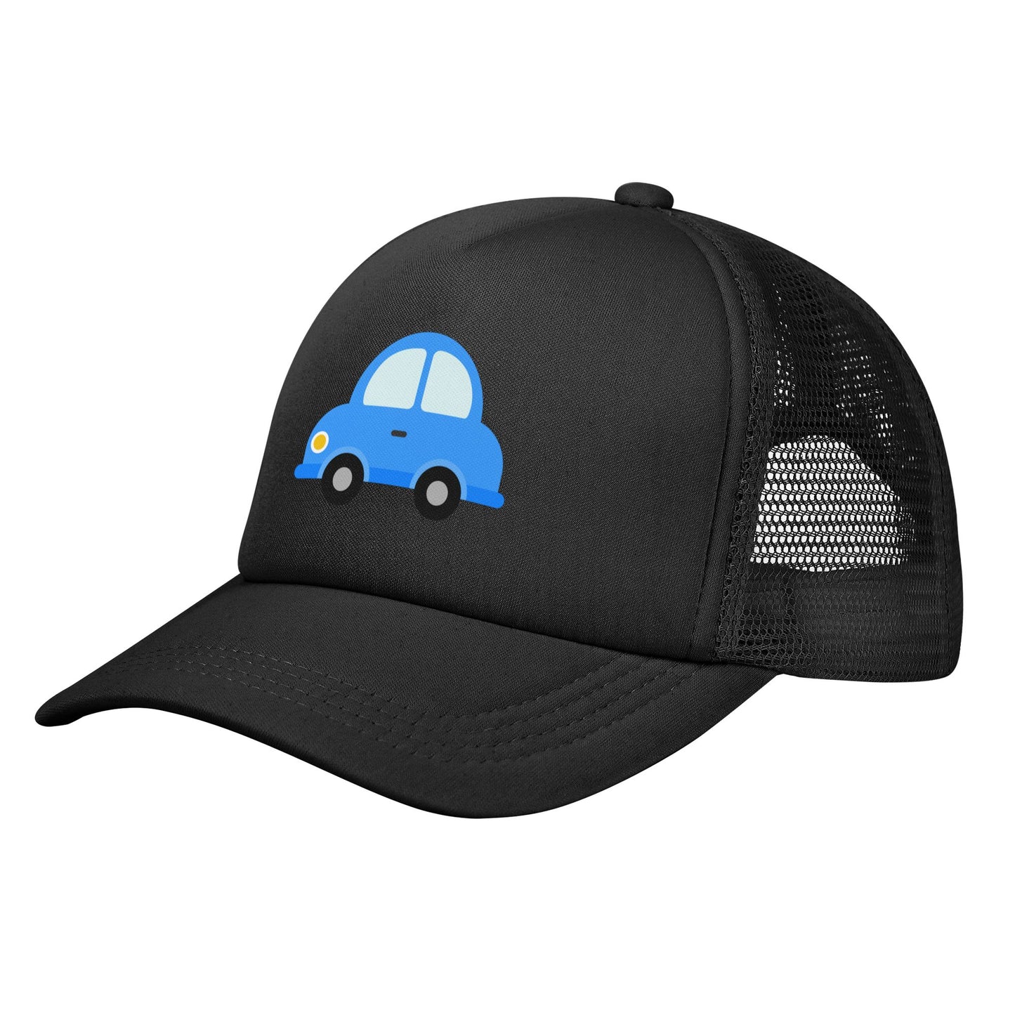 Blue Baby Car Snapback Hats (Red Black)