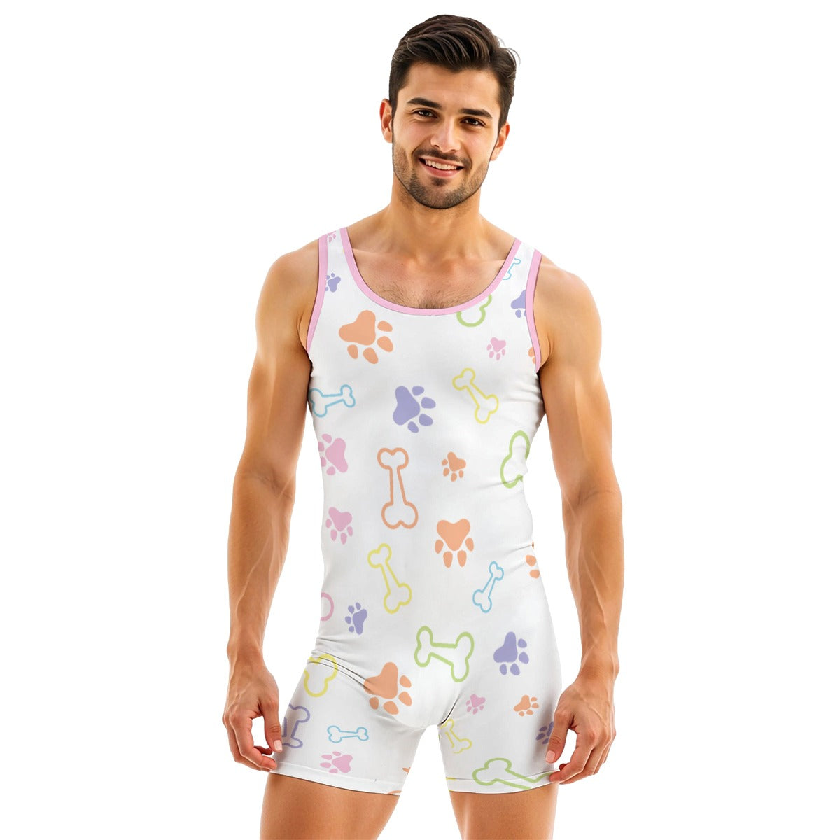 ABDL Playtime Snug-Suit - Puppy Play (Pink)