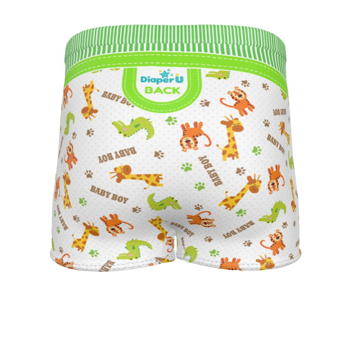 Baby Boy Boxer Briefs - Safari - Fit for All, Up to 6XL!
