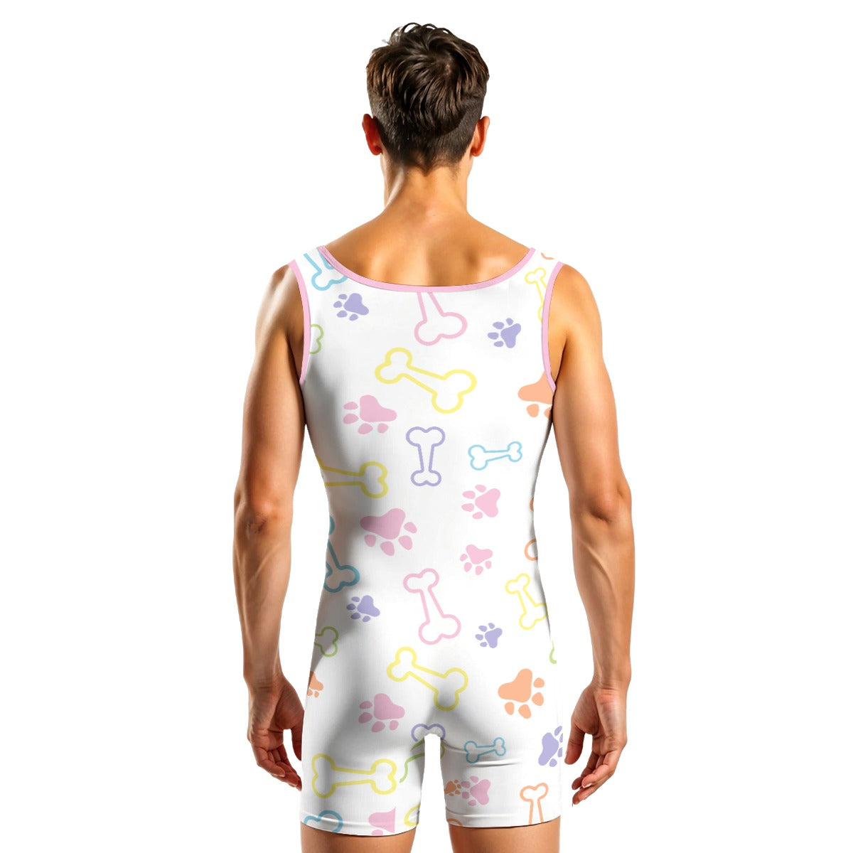 ABDL Playtime Snug-Suit - Puppy Play (Pink)