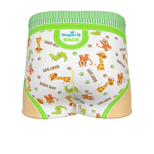 Baby Boy Boxer Briefs - Safari (Special) - Fit for All, Up to 6XL!