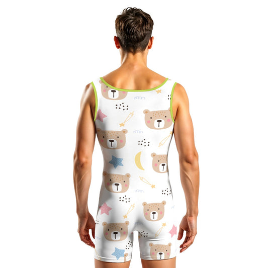 ABDL Playtime Snug-Suit - Baby Bear (Green)