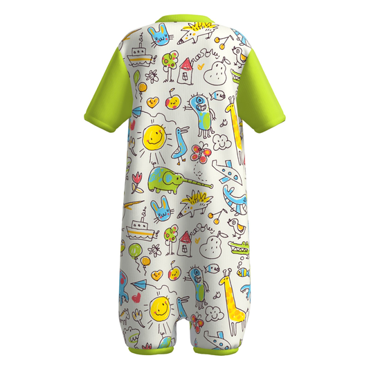 Snap-Up Sleepytime Romper - Doodle Zoo
