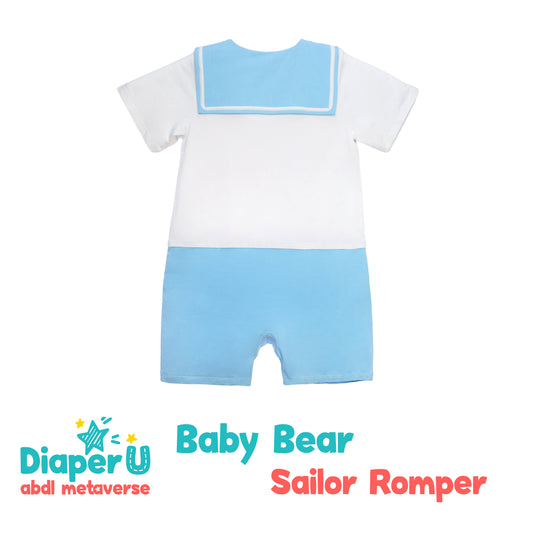Baby Bear Sailor Romper