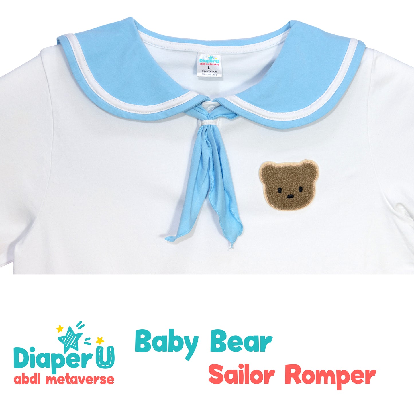 Baby Bear Sailor Romper