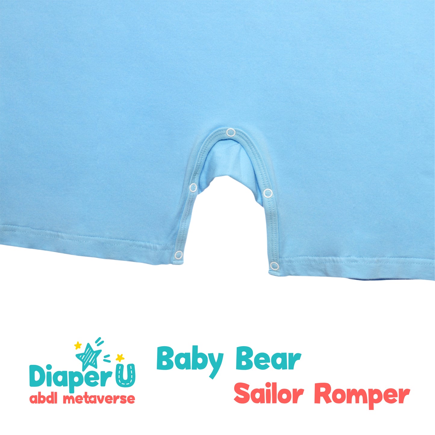 Baby Bear Sailor Romper