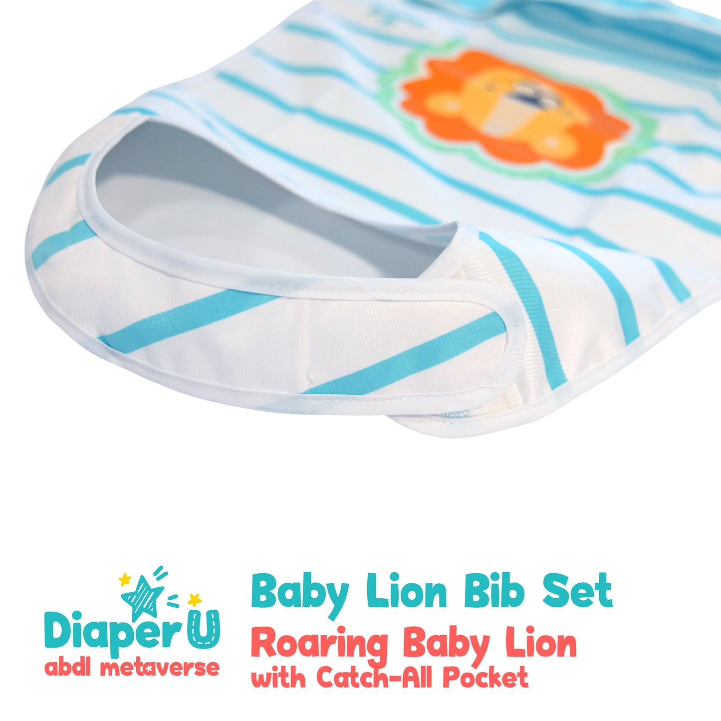 Baby Lion Bib Set (3 Bibs)