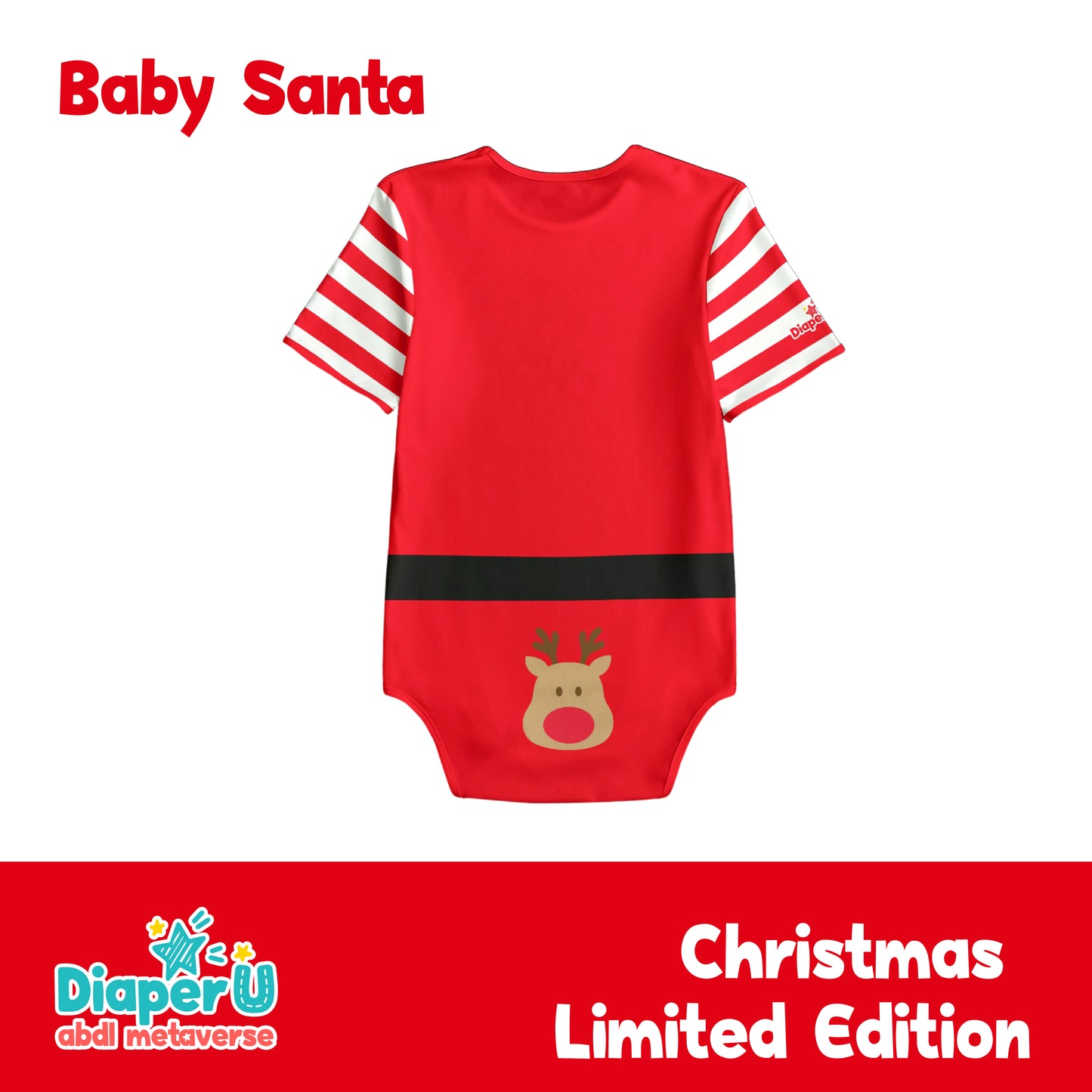 Christmas ABDL Onesie - Baby Santa