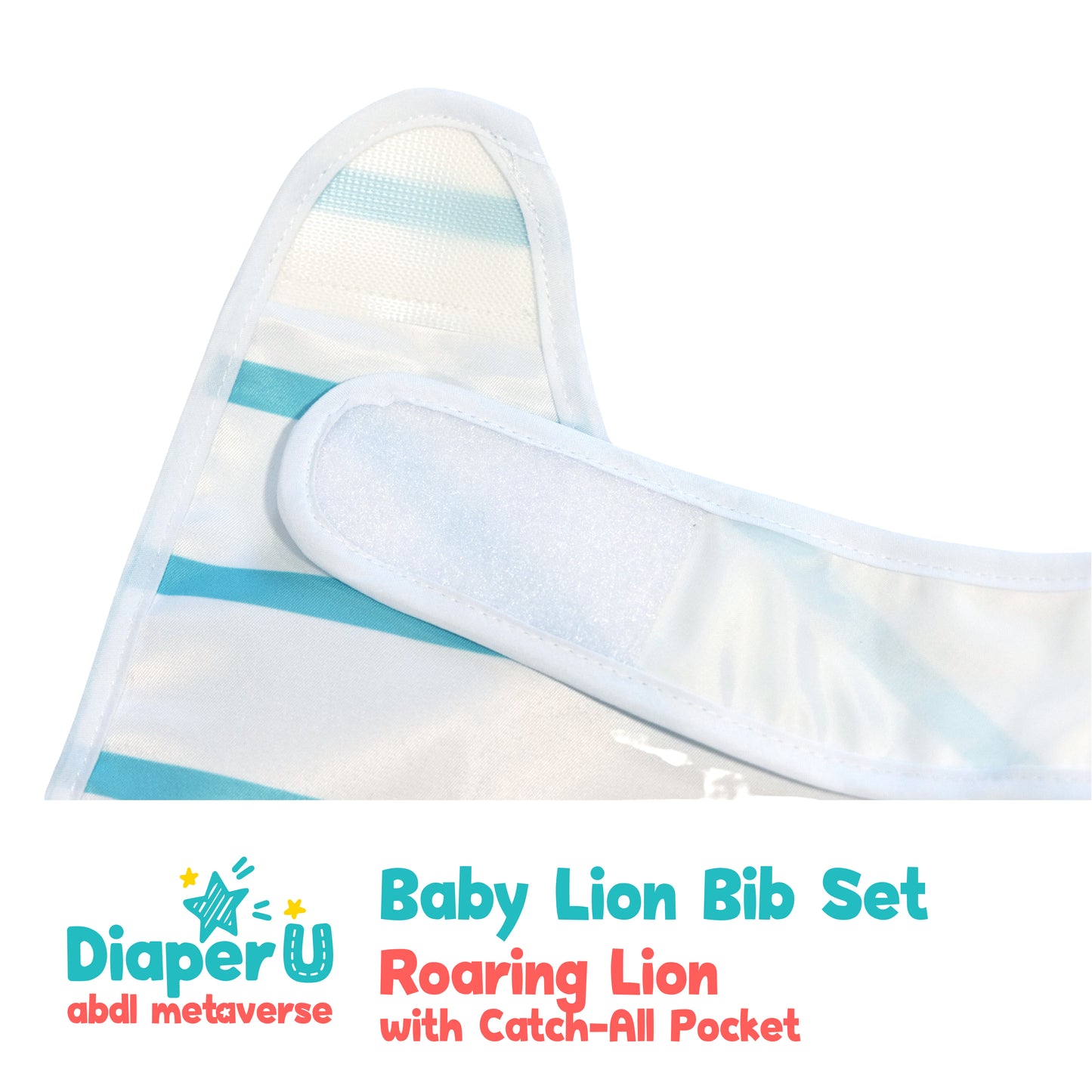 Baby Lion Bib Set (3 Bibs)