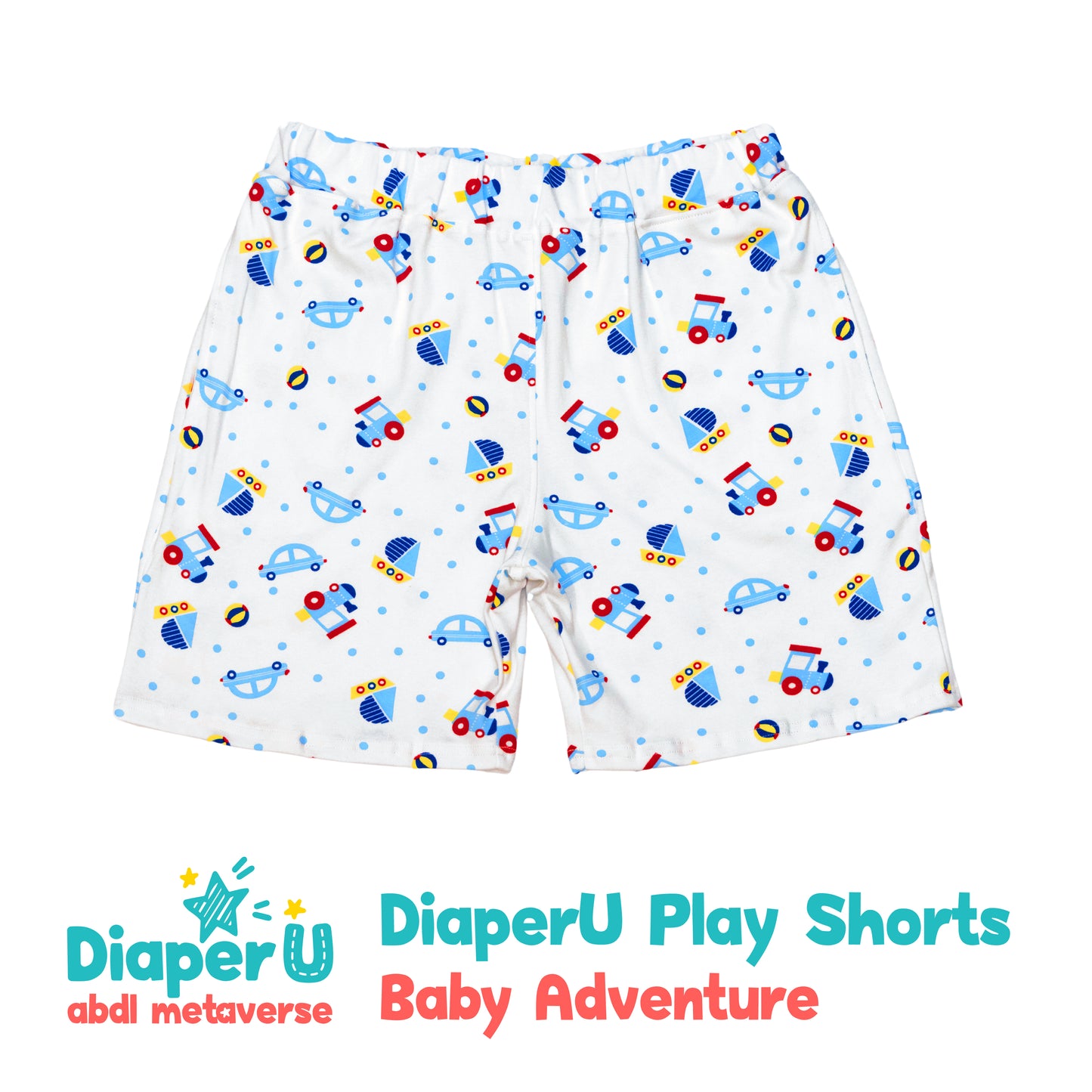 ABDL Cotton Shorts - Baby Adventure