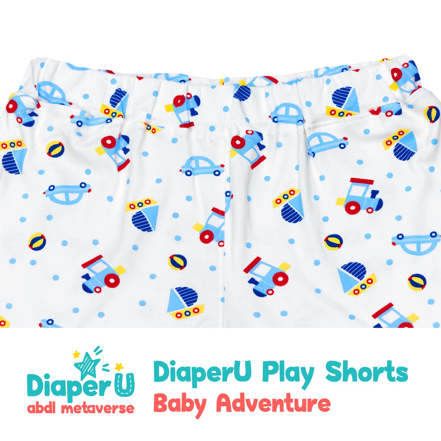 ABDL Cotton Shorts - Baby Adventure