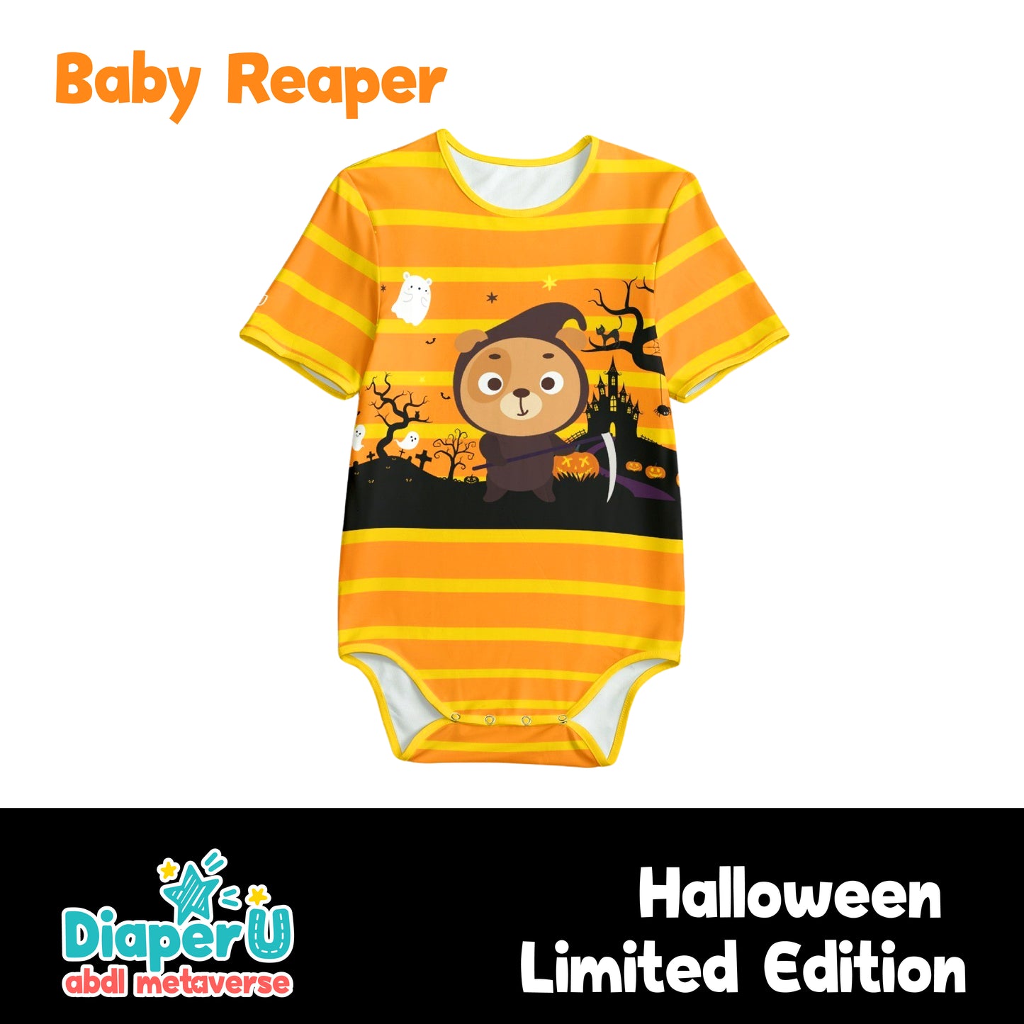 Halloween ABDL Onesie - Baby Reaper