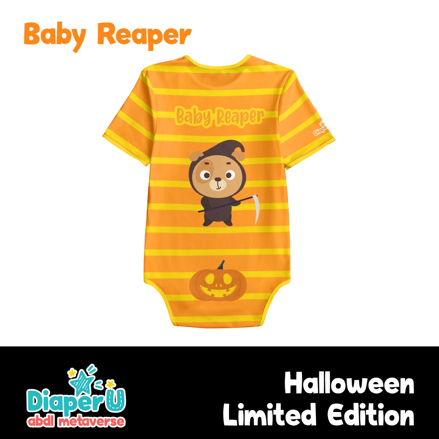 Halloween ABDL Onesie - Baby Reaper