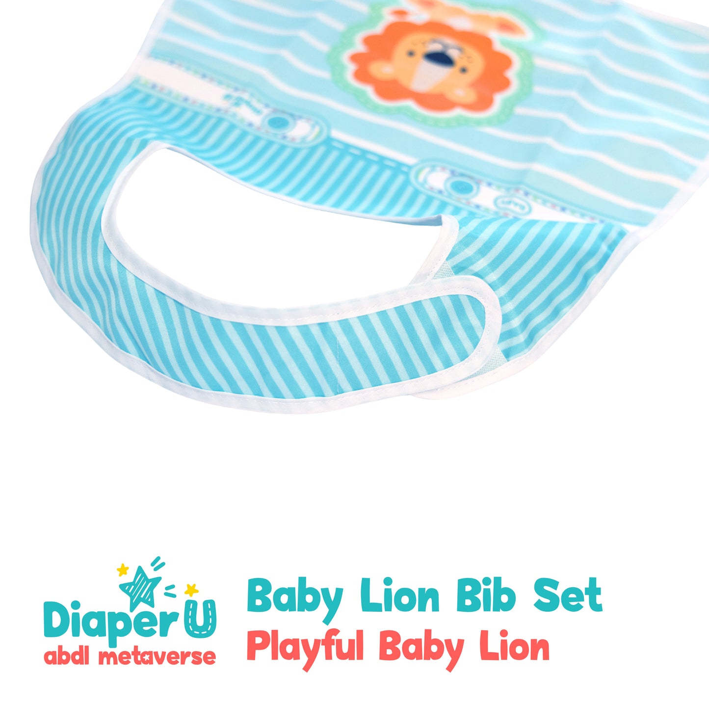 Baby Lion Bib Set (3 Bibs)