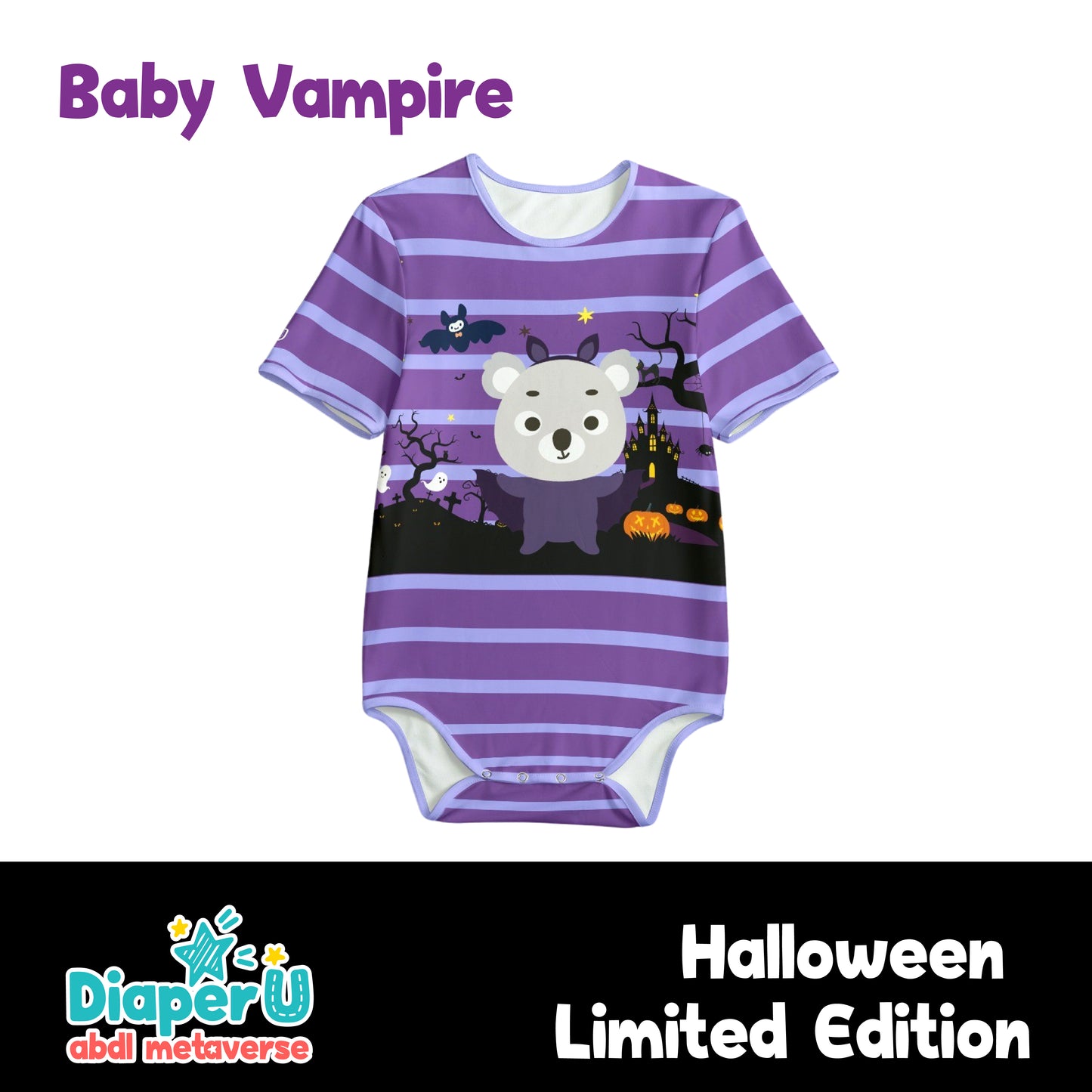 Halloween ABDL Onesie - Baby Vampire