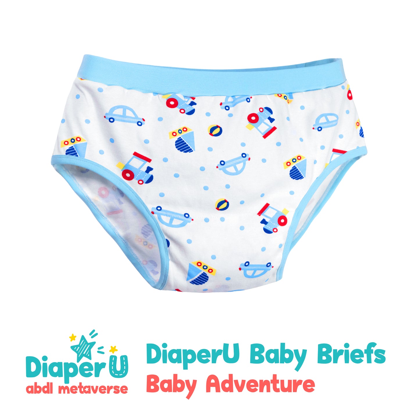 ABDL Cotton Baby Briefs - Baby Adventure