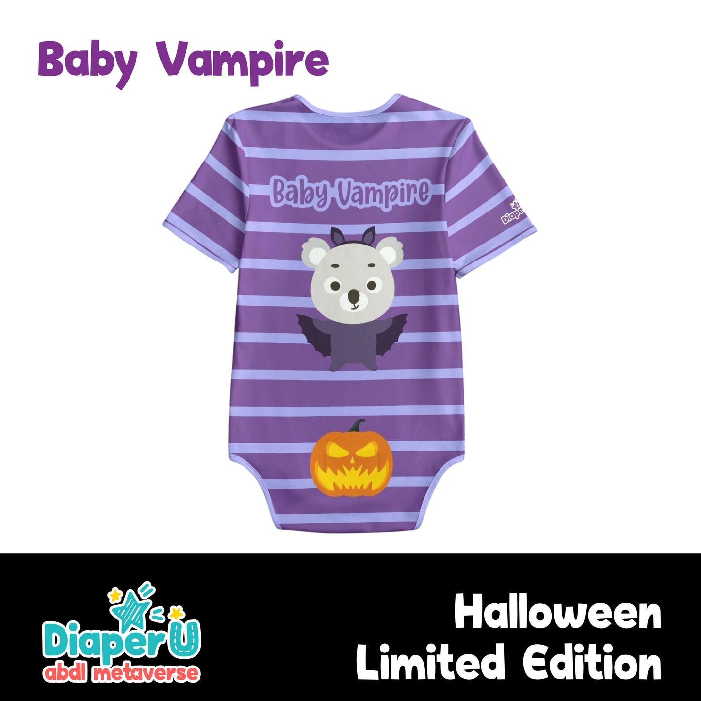 Halloween ABDL Onesie - Baby Vampire