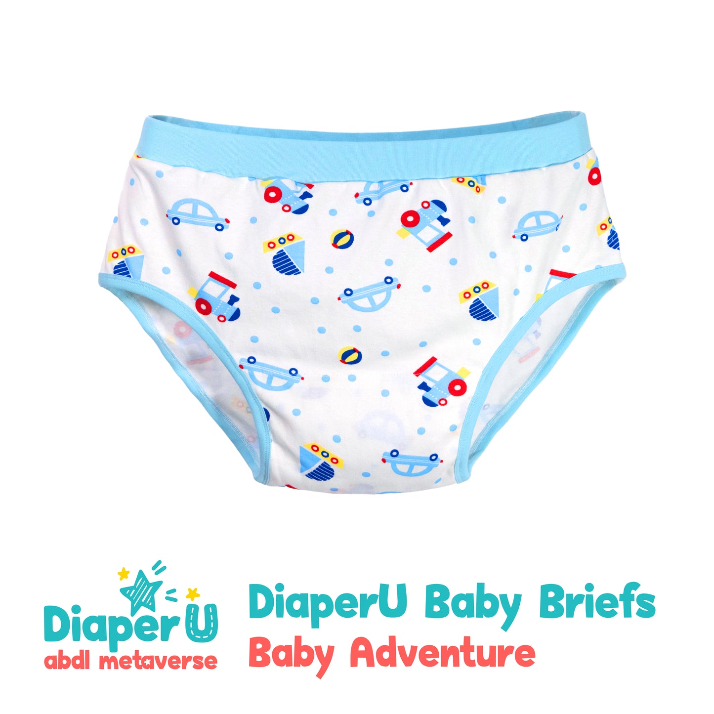 ABDL Cotton Baby Briefs - Baby Adventure