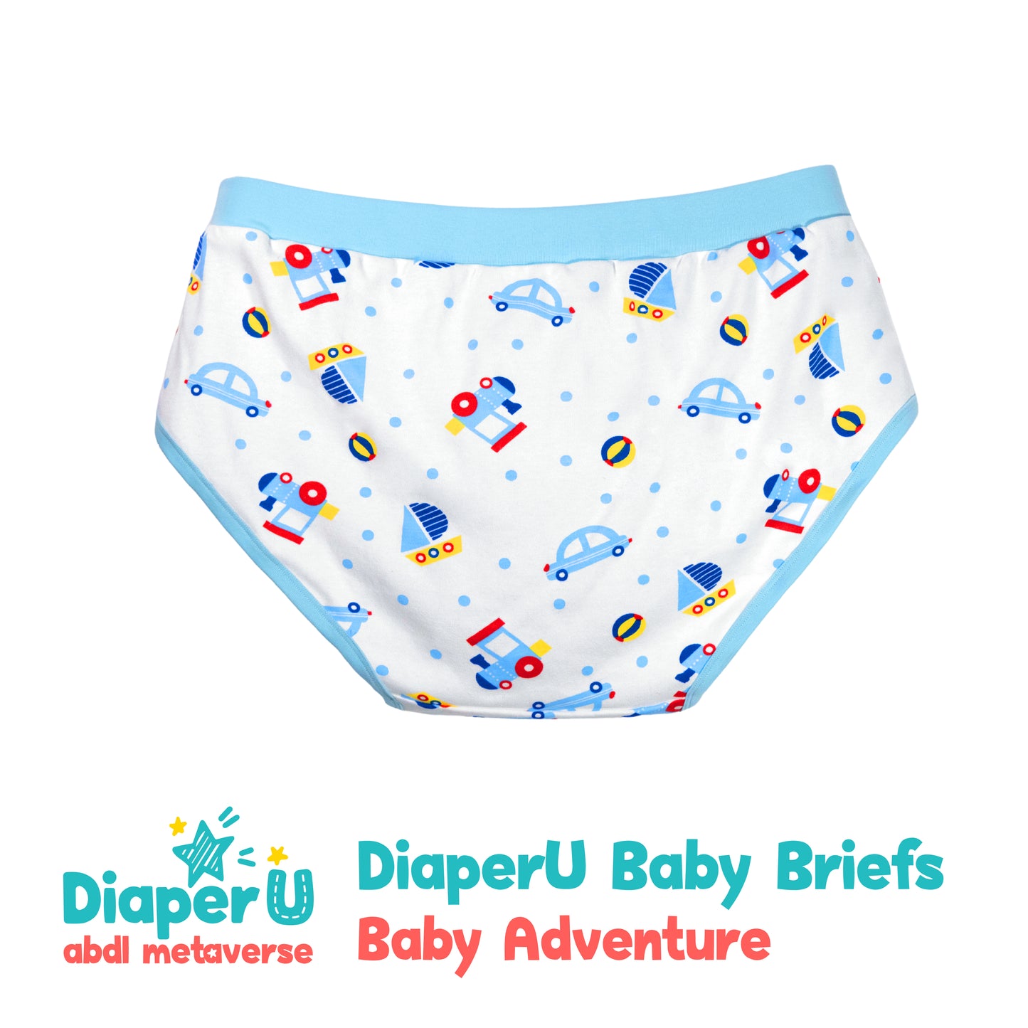 ABDL Cotton Baby Briefs - Baby Adventure