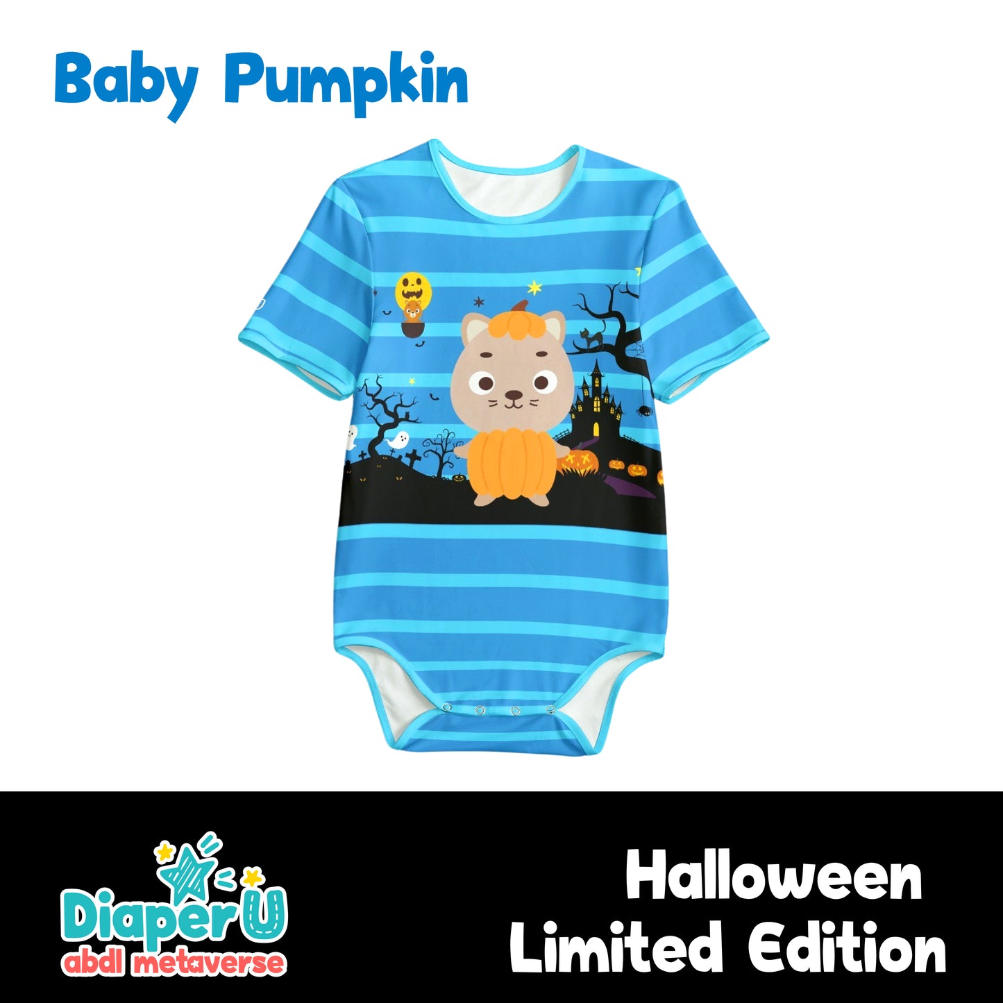 Halloween ABDL Onesie - Baby Pumpkin