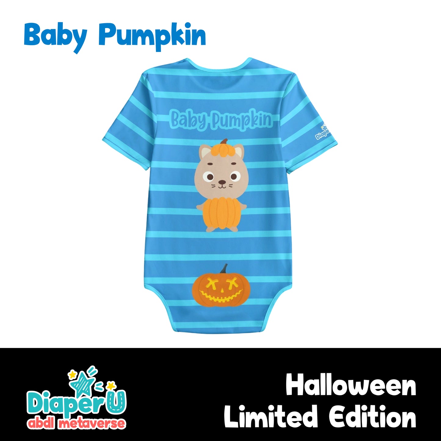 Halloween ABDL Onesie - Baby Pumpkin