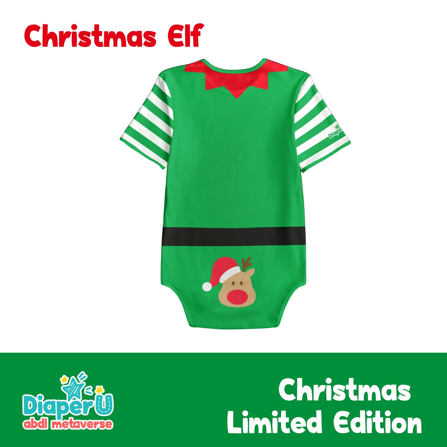 Christmas ABDL Onesie - Christmas Elf