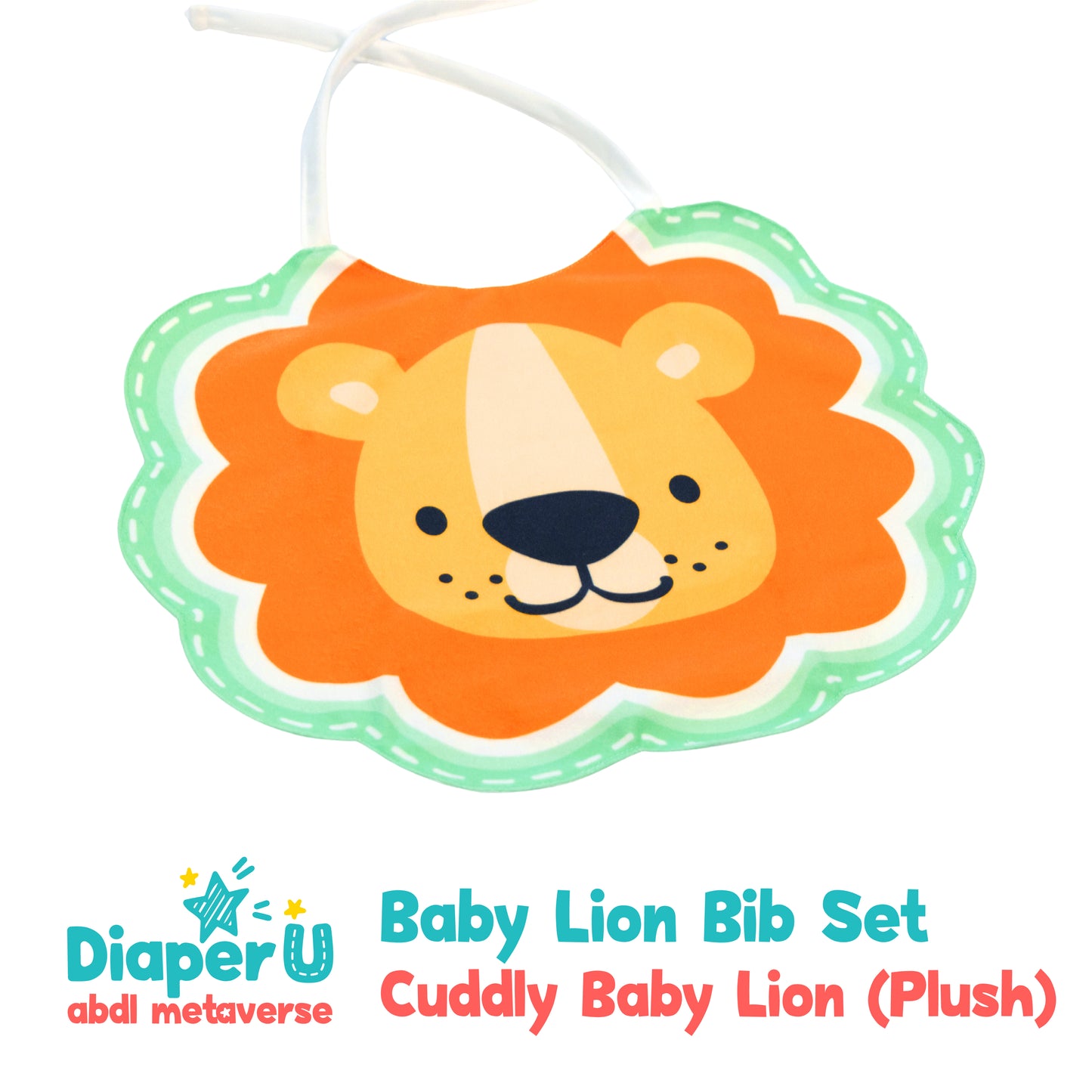 Baby Lion Bib Set (3 Bibs)