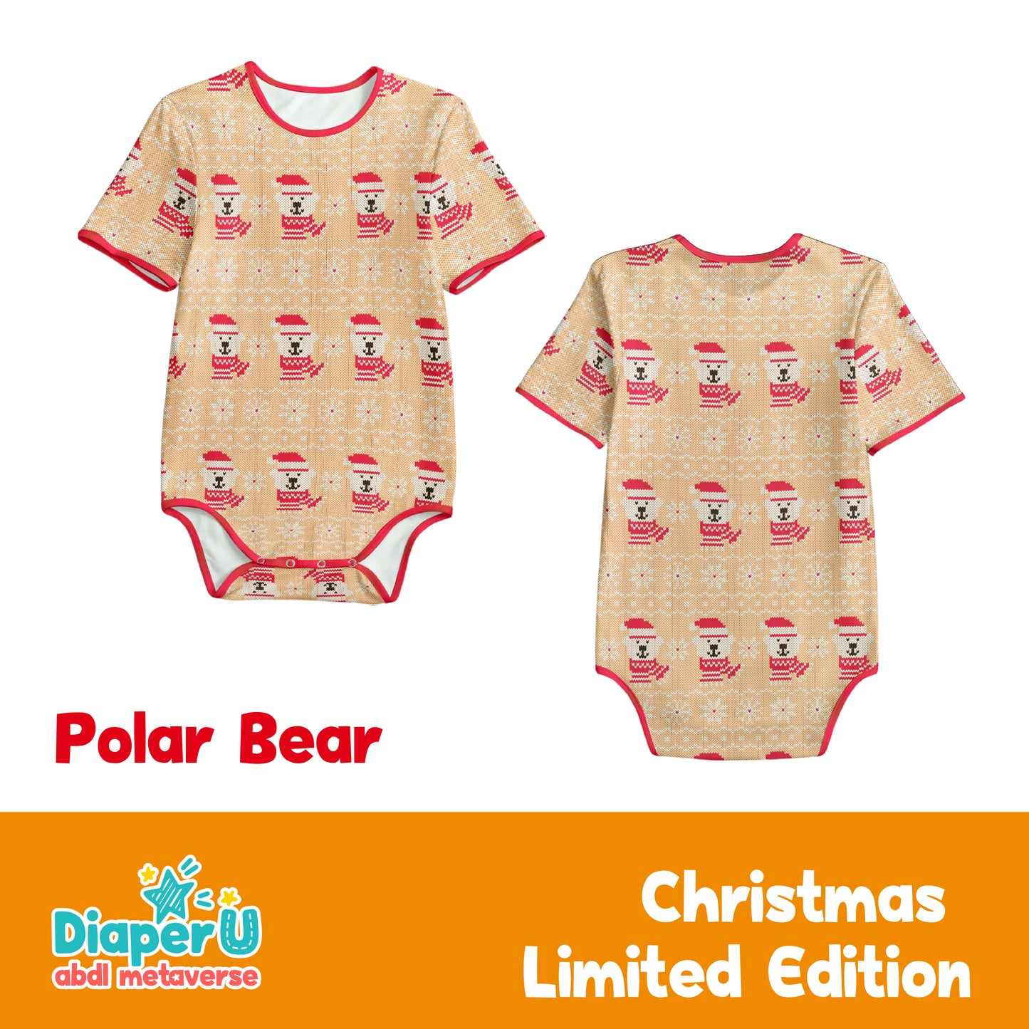 Christmas ABDL Onesie - Baby Polar