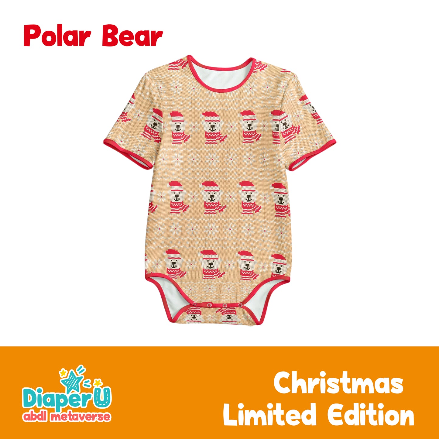 Christmas ABDL Onesie - Baby Polar