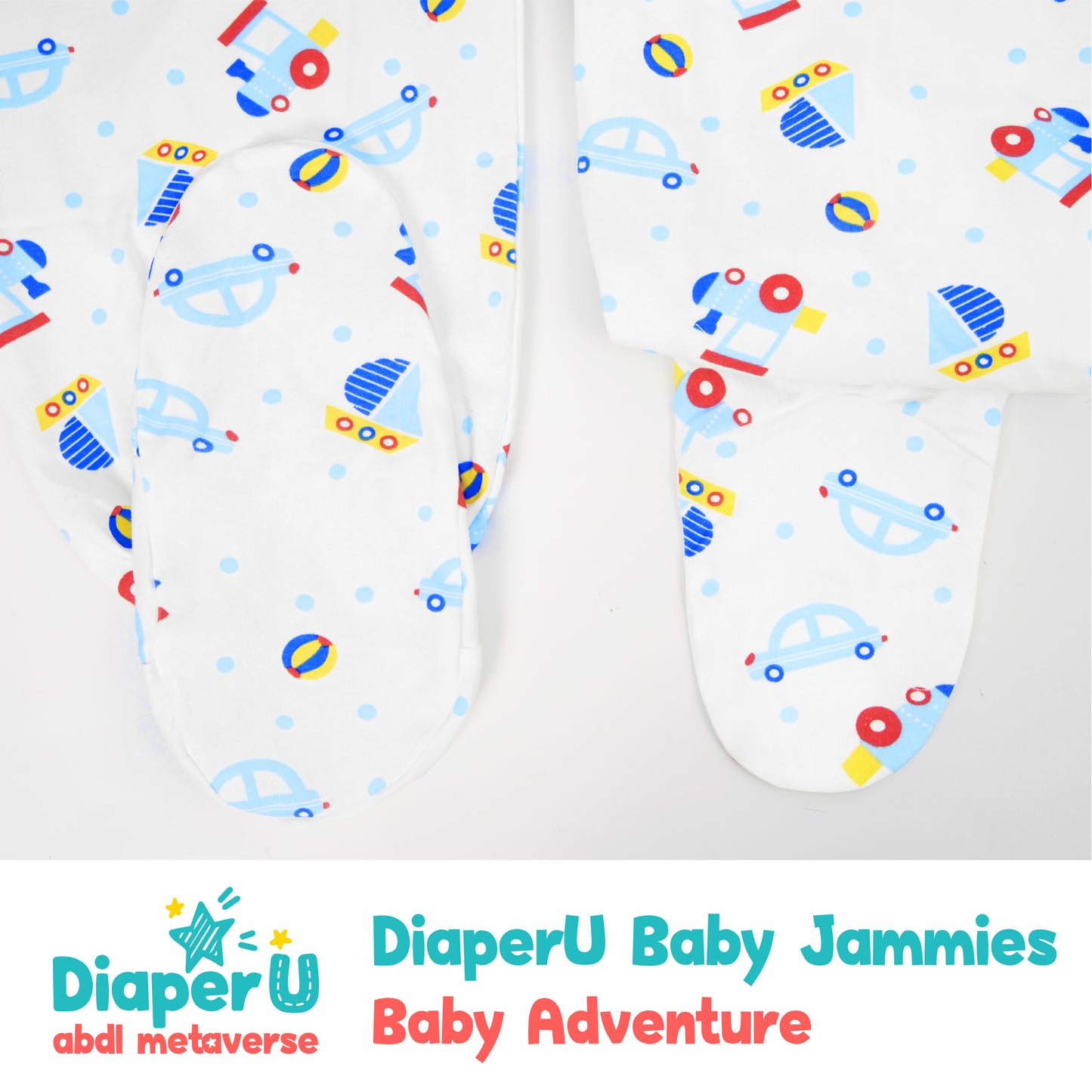 ABDL Footed Jammies - Baby Adventure