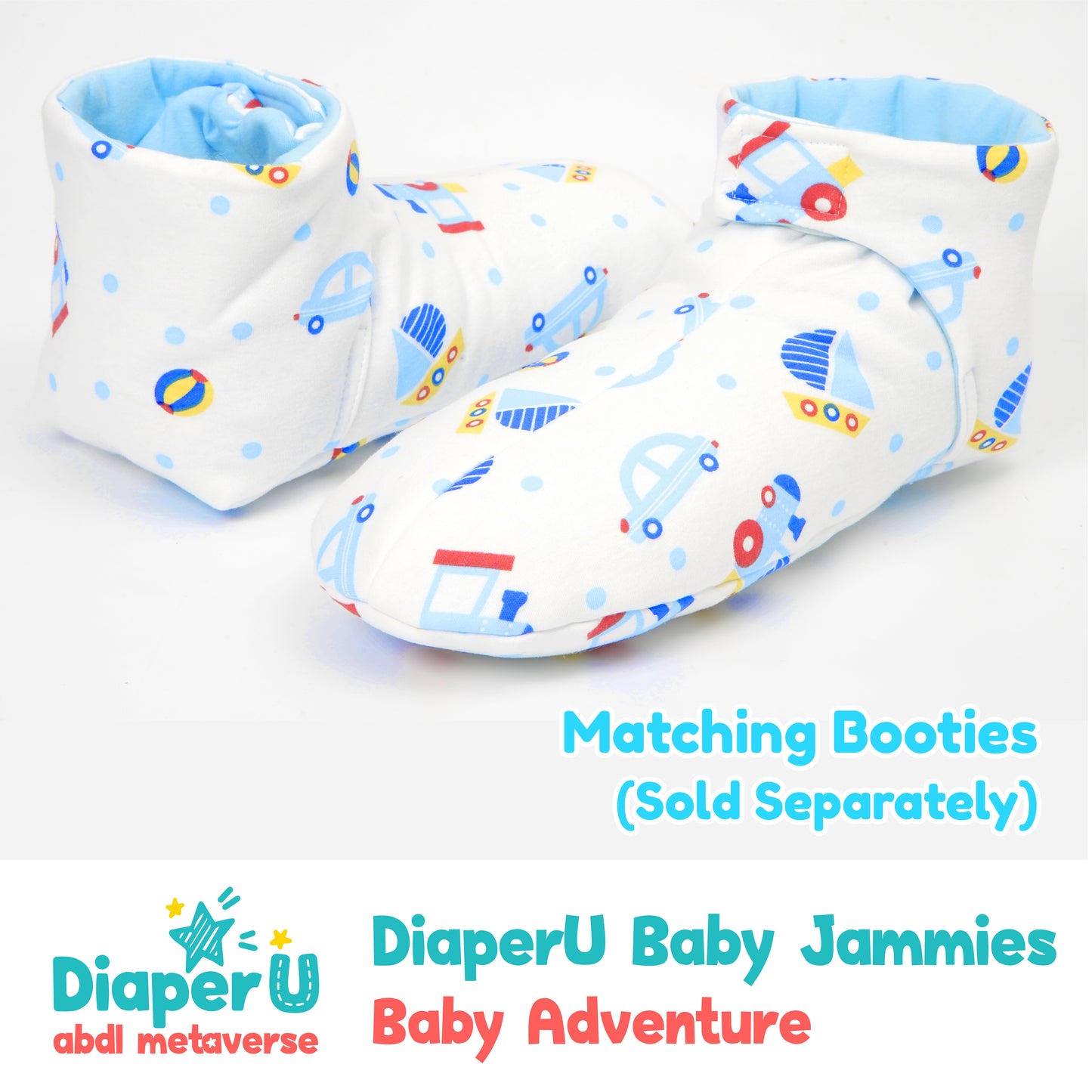 ABDL Footed Jammies - Baby Adventure