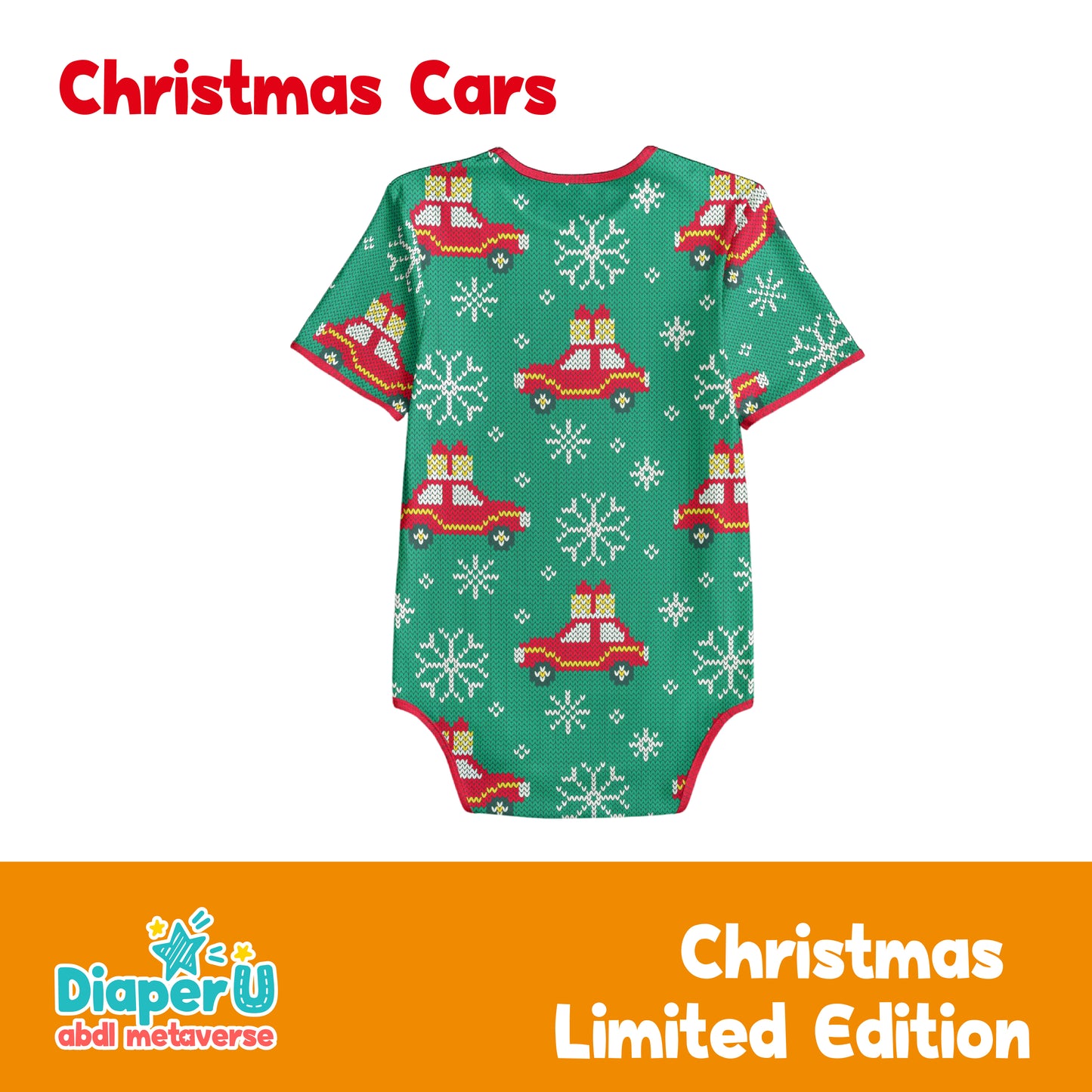 Christmas ABDL Onesie - Christmas Cars
