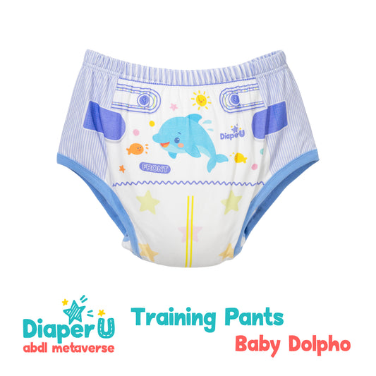 ABDL Training Pants - Baby Dolpho (Waterproof Version)