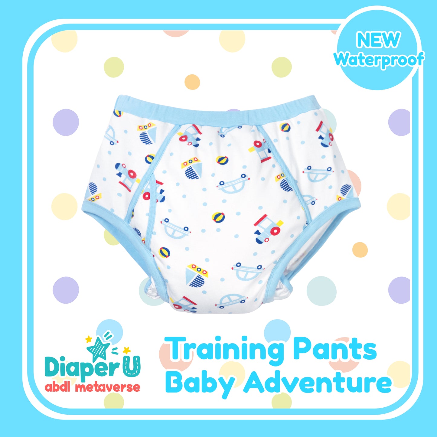 ABDL Training Pants - Baby Adventure (Waterproof Version)