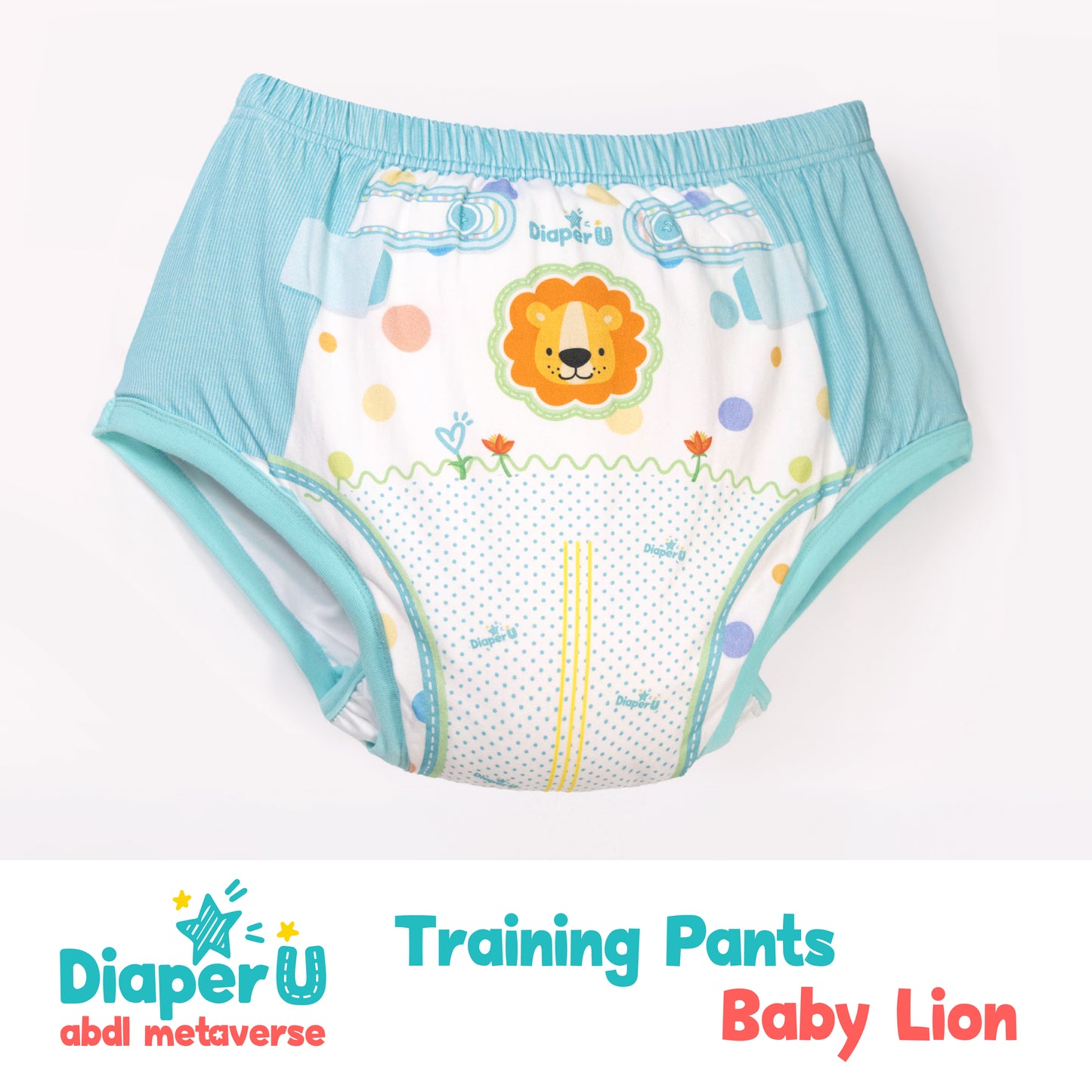 ABDL Training Pants - Baby Lion (Waterproof Version)