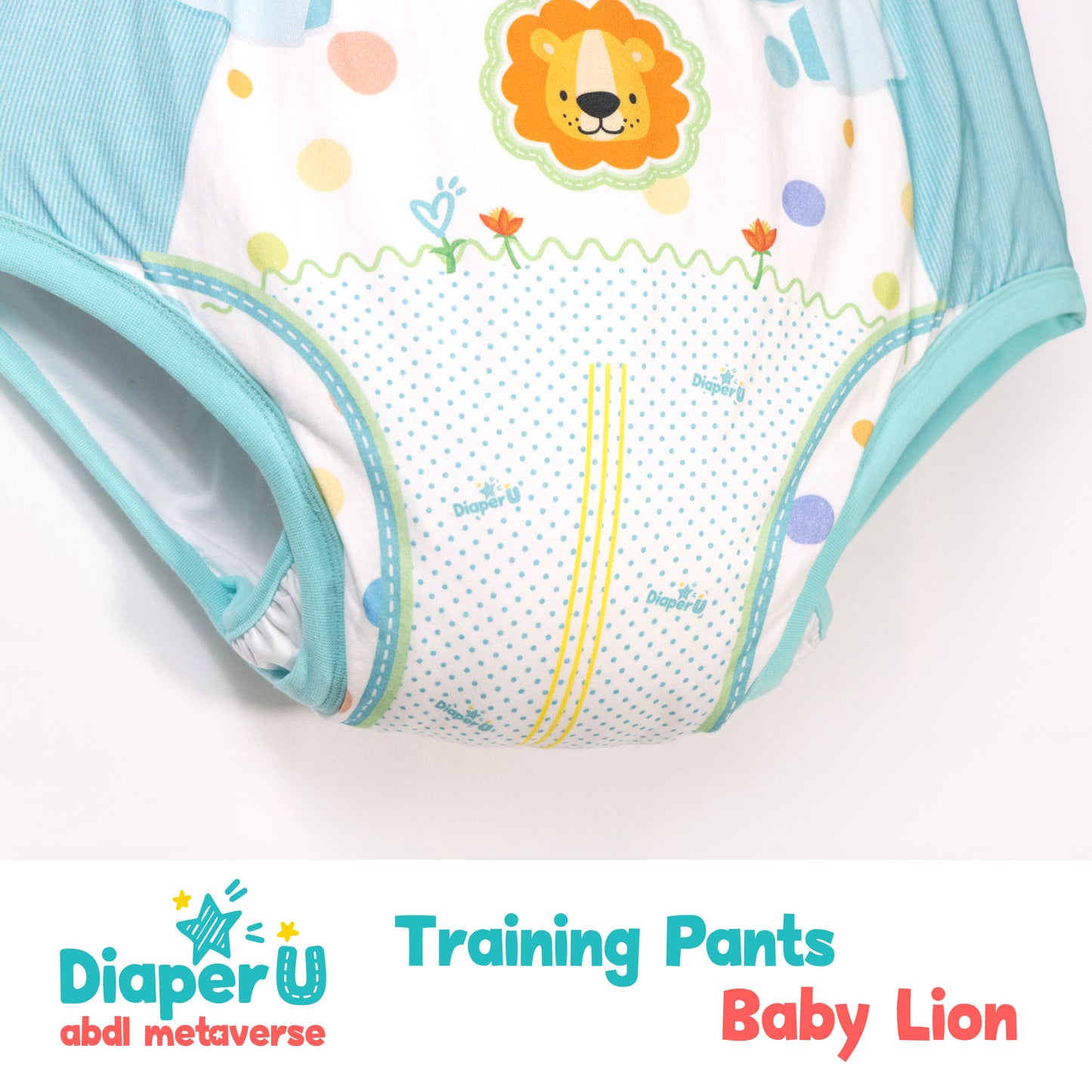 ABDL Training Pants - Baby Lion (Waterproof Version)