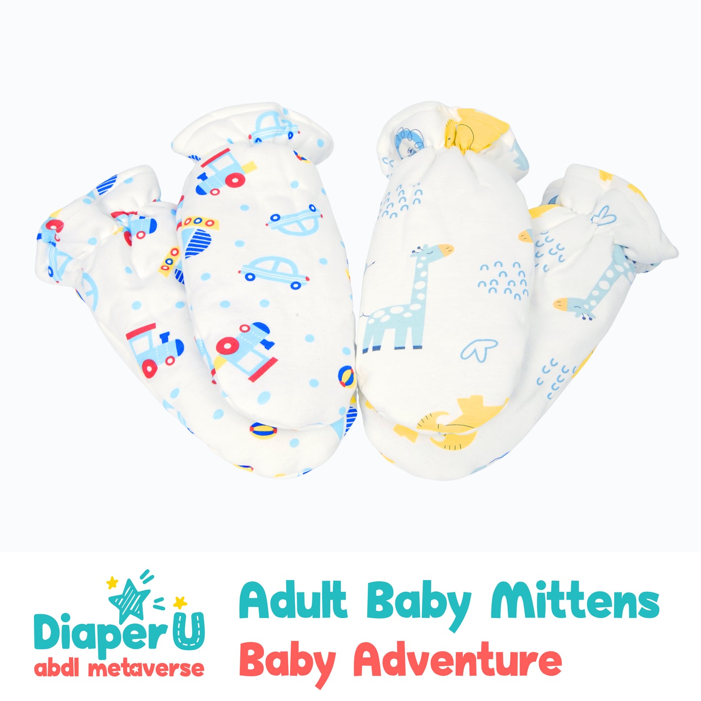 Adult Baby Mittens - Baby Adventure