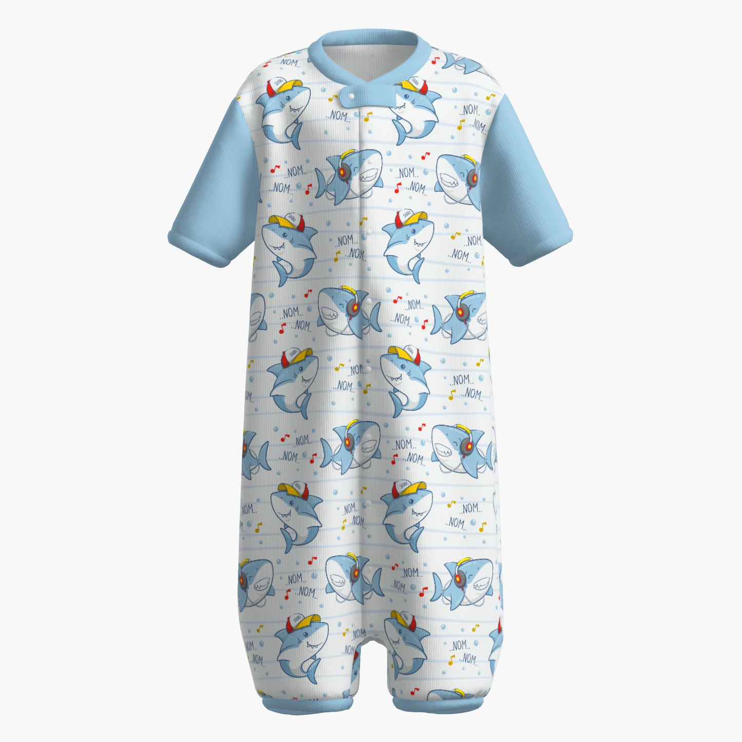Snap-Up Sleepytime Romper - Baby Shark