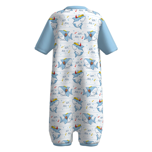 Snap-Up Sleepytime Romper - Baby Shark
