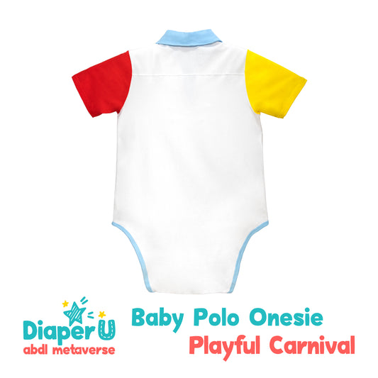 ABDL Polo Onesie - Playful Carnival