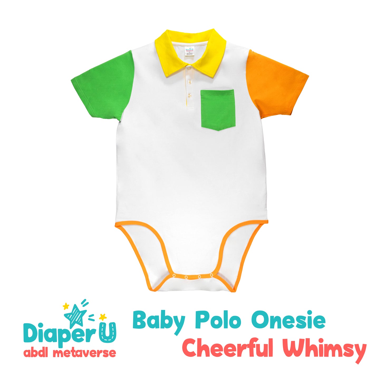 ABDL Polo Onesie - Cheerful Whimsy