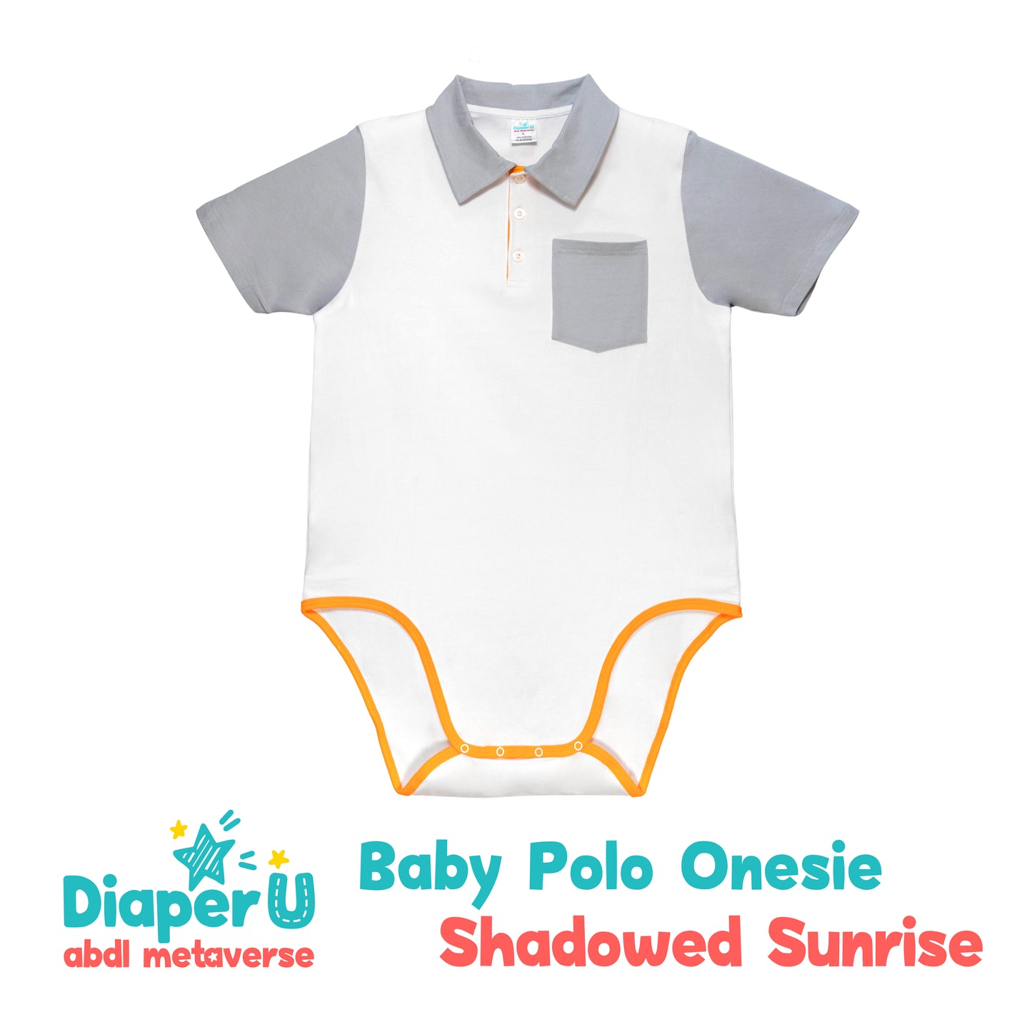 ABDL Polo Onesie - Shadowed Sunrise